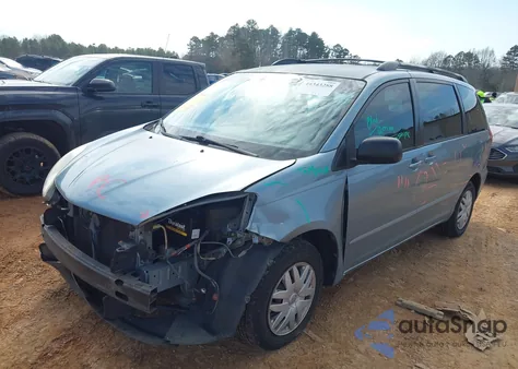 2006 Toyota Sienna Ce z USA, uszkodzony, nr VIN 5TDZA23C86S411948